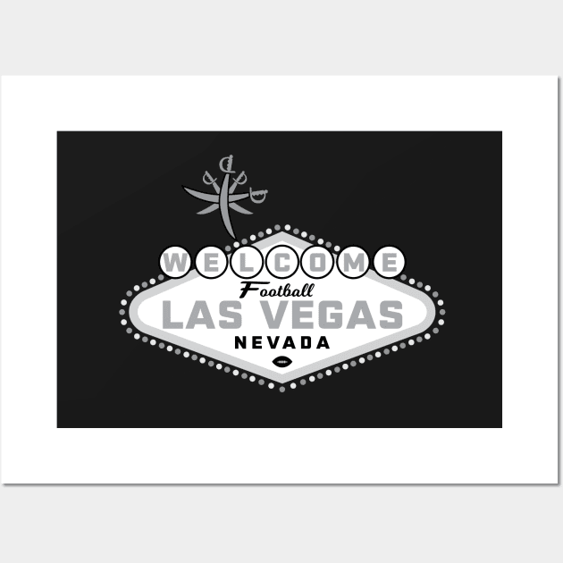 Las Vegas Football Wall Art by PodDesignShop